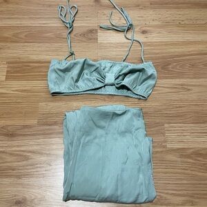 Princesspolly 2 piece set, sage green